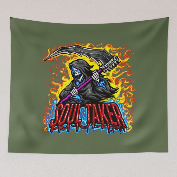 Item preview, Soul Reaper T-ShirtFlaming Soul Taker designed and sold by NachoAkira.