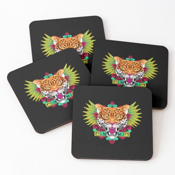 Item preview, jaguar quetzal aztec 2 designed and sold by cat poe.
