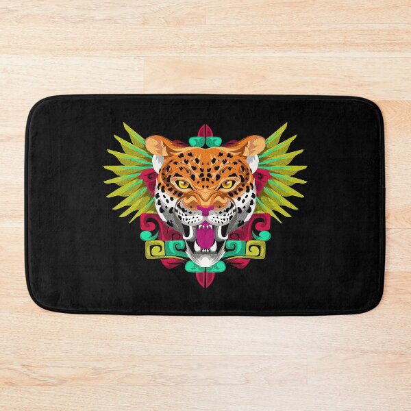 Item preview, jaguar quetzal aztec 2 designed and sold by cat poe.