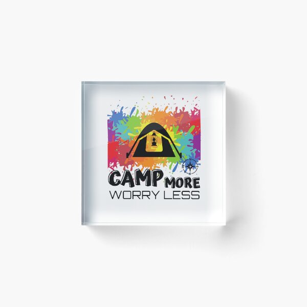 Item preview, Camp more worry less designed and sold by Spreading Smile.