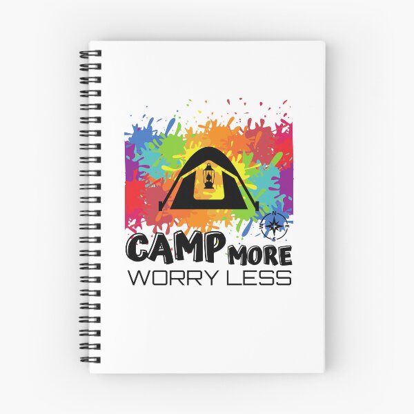 Item preview, Camp more worry less designed and sold by Spreading Smile.