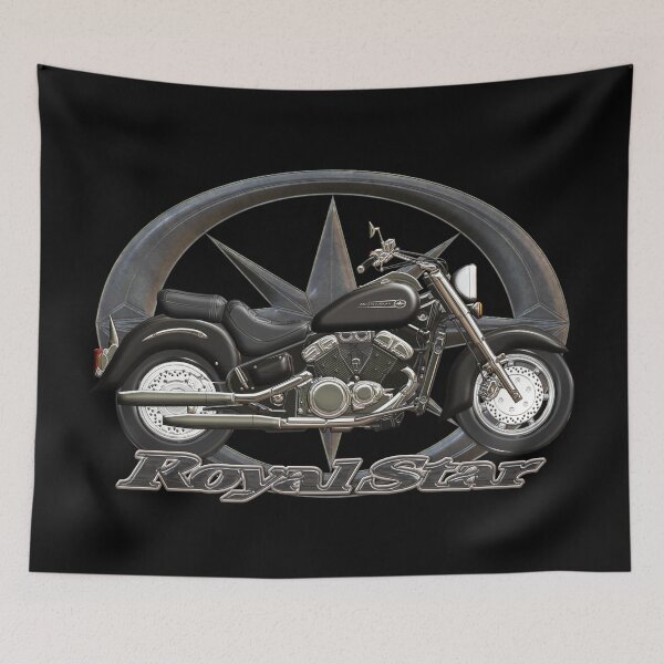 Item preview, Royal Star XVZ 1300 black star designed and sold by KlaraBubble.