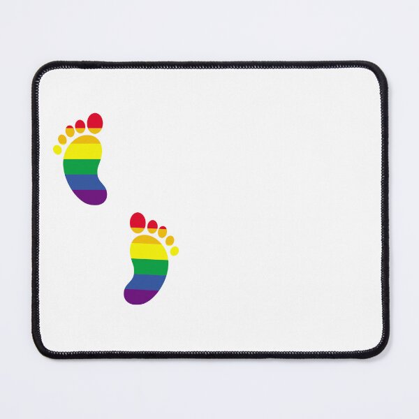 Item preview, Rainbow Pride Footprints designed and sold by meicha.