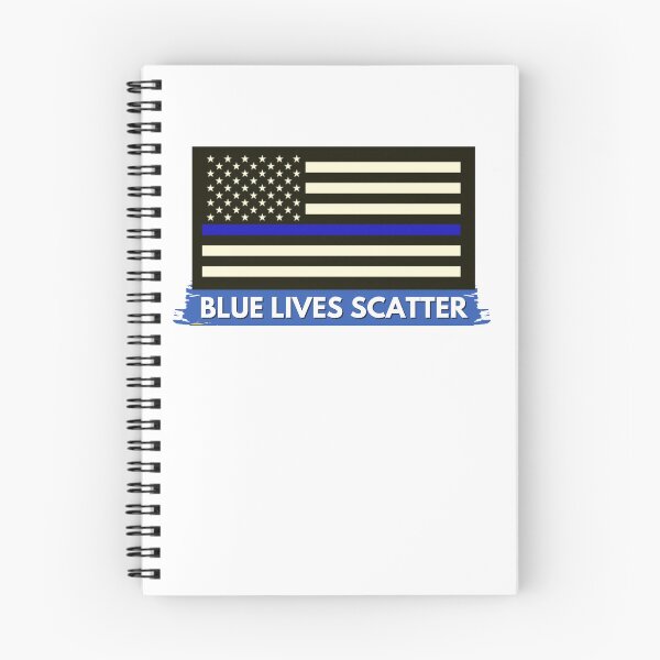 Item preview,  Blue Lives Scatter Police Tee and Sticker | Defund Uvalde Police Stickers designed and sold by sugarcube1999.
