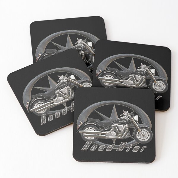 Item preview, Road Star XV 1700 black star designed and sold by KlaraBubble.