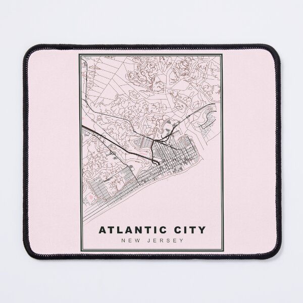 Item preview,  Minimalist Atlantic City Map designed and sold by Tamas Das.