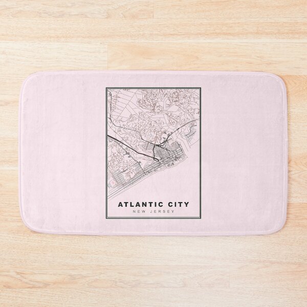 Item preview,  Minimalist Atlantic City Map designed and sold by Tamas Das.