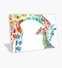 Giraffe Mommy and Baby Laptop Skin