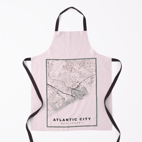 Item preview, Minimalist Atlantic City Map designed and sold by Tamas Das.