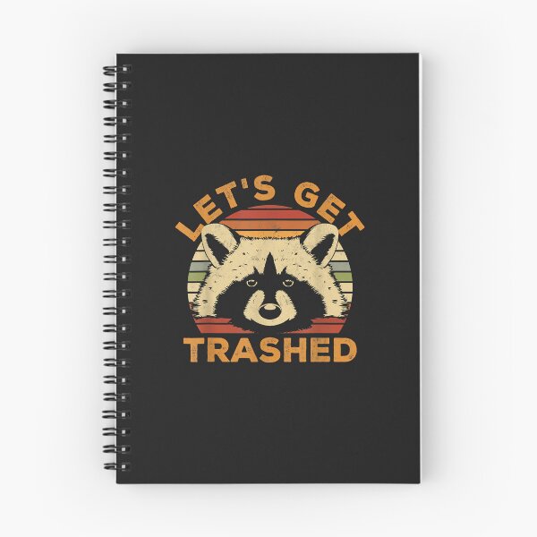 Item preview, Vintage Let's Get Trashed Funny Raccoon Lovers Retro Sunset designed and sold by luciaaljudith.