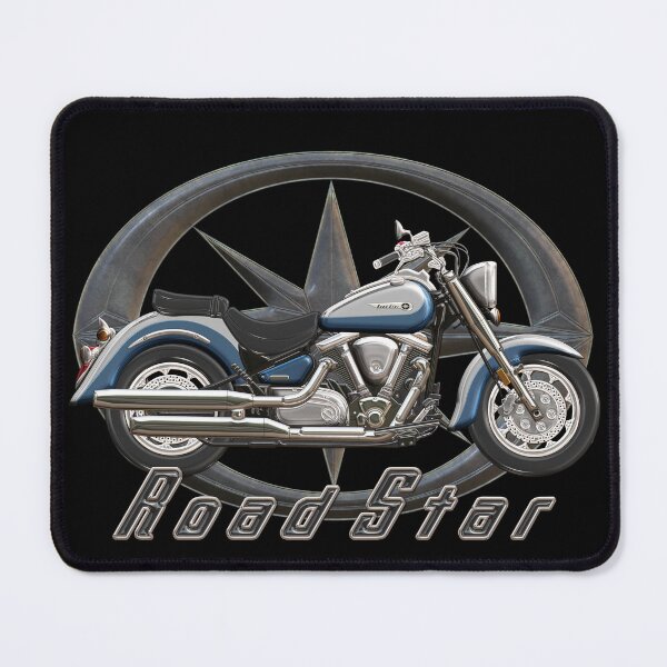 Item preview, Road Star XV 1700 blue silver star designed and sold by KlaraBubble.