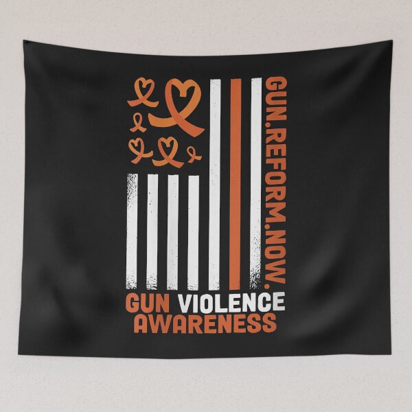 Item preview, Womens End Gun Violence Wear Orange V-Neck designed and sold by luciaaljudith.