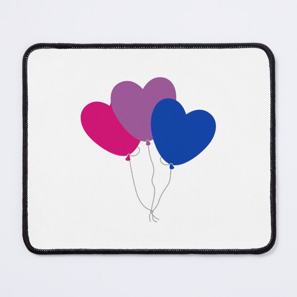 Item preview, Subtle Bisexual Pride Heart Balloons designed and sold by meicha.