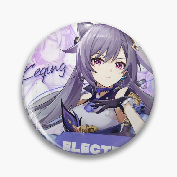 Item preview, Impacto de Electro Keqing Genshin designed and sold by kylewords00.