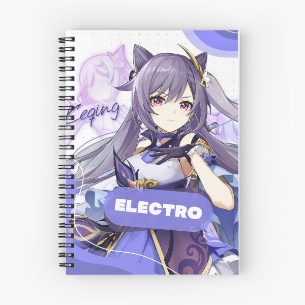 Item preview, Impacto de Electro Keqing Genshin designed and sold by kylewords00.