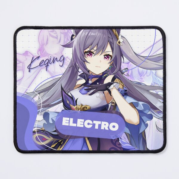 Item preview, Electro Keqing Genshin Impact designed and sold by kylewords00.