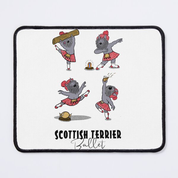 Item preview, Scottish Terrier Ballet - Fergus Dancing "Swan Loch" designed and sold by HalloMolly.
