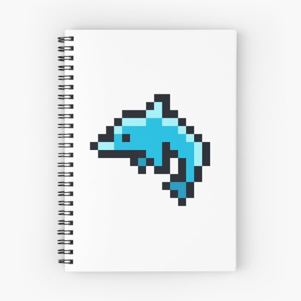 Item preview, Dolphin pixel art designed and sold by Epic Design Trix.