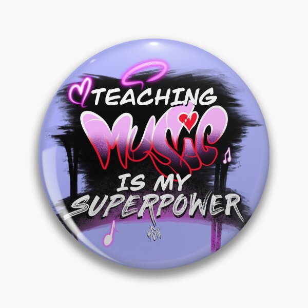 Item preview, Teaching Music is my Superpower designed and sold by CallmeKenrock.