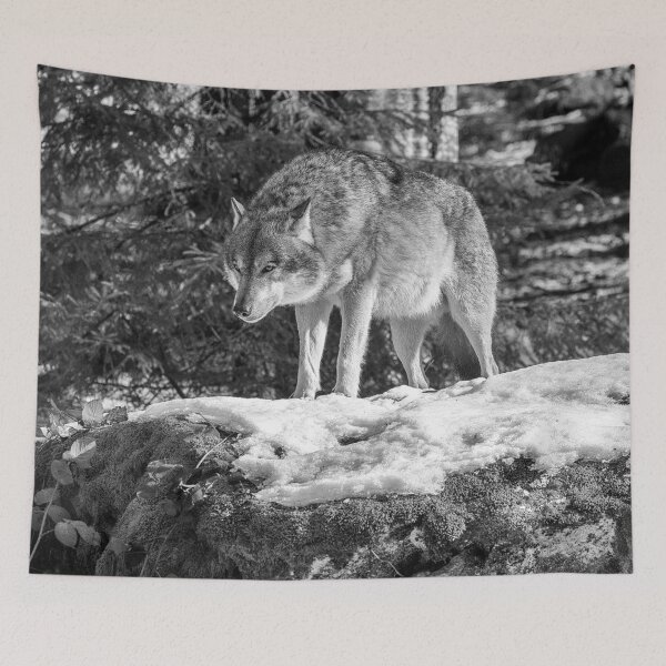 Item preview, Timber Wolf Winter Menaces designed and sold by Alius Imago.