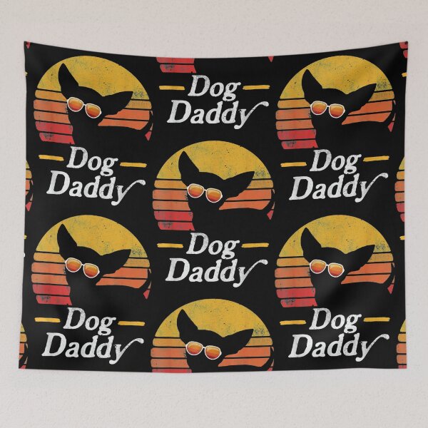 Artikelvorschau, Mens Vintage Best Dog Dad Ever Lustiger Chihuahua-Hundevatertag entworfen und verkauft von Louisa Kohler.