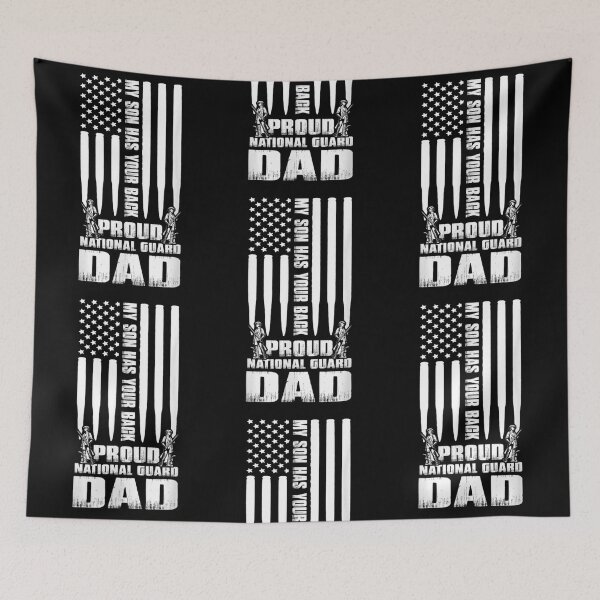 Item preview, My Son Has Your Back Proud National Guard Dad Army Dad designed and sold by Louisa Kohler.