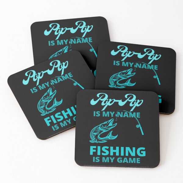 Item preview, Pop-Pop Is My Name Fishing Is My Game - Fishing Game Father's Day designed and sold by Louisa Kohler.