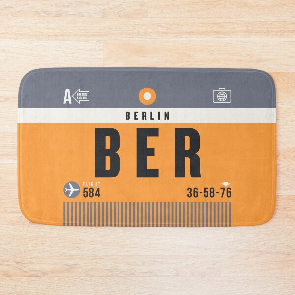 Item preview, Luggage Tag A - BER Berlin Germany designed and sold by VoodooCircus.