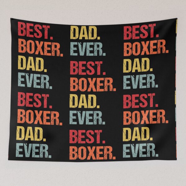 Item preview, Vintage Best Boxer Dad Ever Happy Fathers Day Funny Dog Lovers designed and sold by Louisa Kohler.