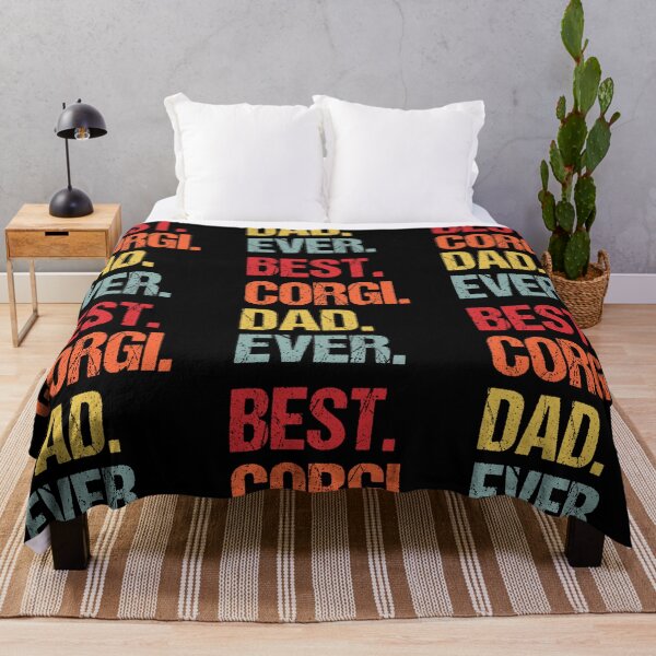 Item preview, Vintage Best Corgi Dad Ever Happy Fathers Day Funny Dog Lovers designed and sold by Louisa Kohler.