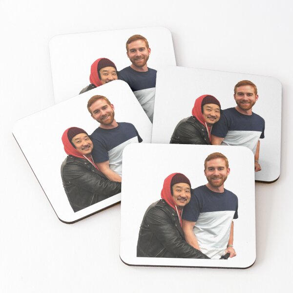 Item preview, Andrew Santino Bobby Lee Bad Friends Podcast designed and sold by CoffeeCupCoter.