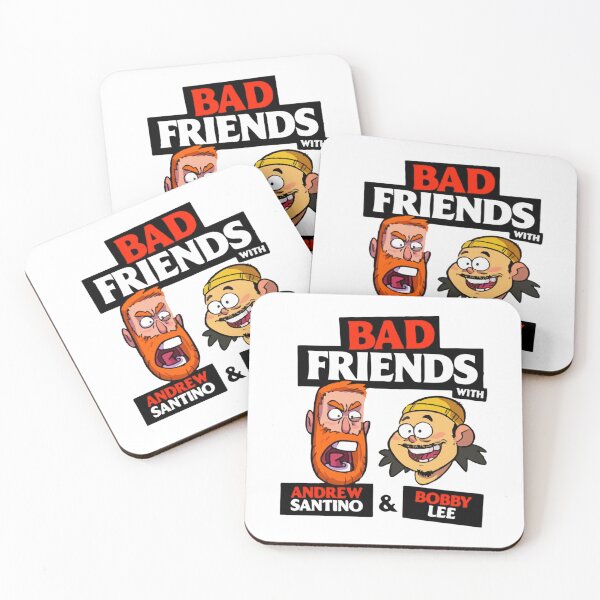 Item preview, BAD FRIENDS PODCAST - BOBBY LEE - ANDREW SANTINO designed and sold by CoffeeCupCoter.