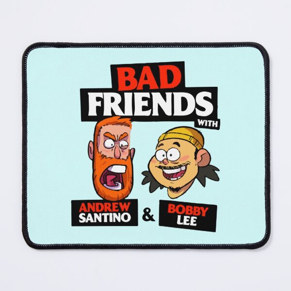 Artikelvorschau, BAD FRIENDS-PODCAST – BOBBY LEE – ANDREW SANTINO entworfen und verkauft von CoffeeCupCoter.