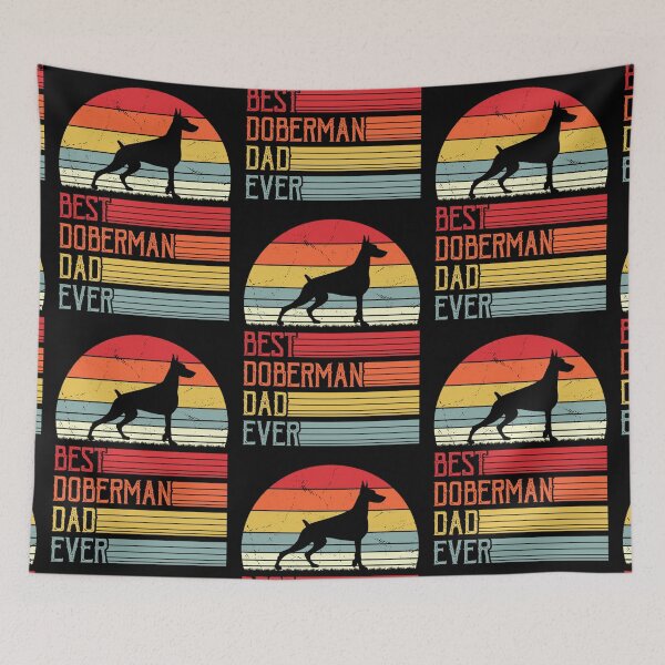 Item preview, Vintage Best Doberman Dad Ever Happy Fathers Day Funny Dog Lovers designed and sold by Louisa Kohler.