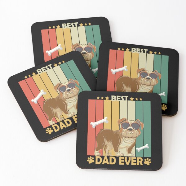Item preview, Vintage Dog Dad Shirt Cool Father's Day Gift Retro designed and sold by Louisa Kohler.