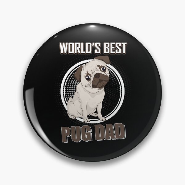 Item preview, El mejor papá pug del mundo designed and sold by Louisa Kohler.