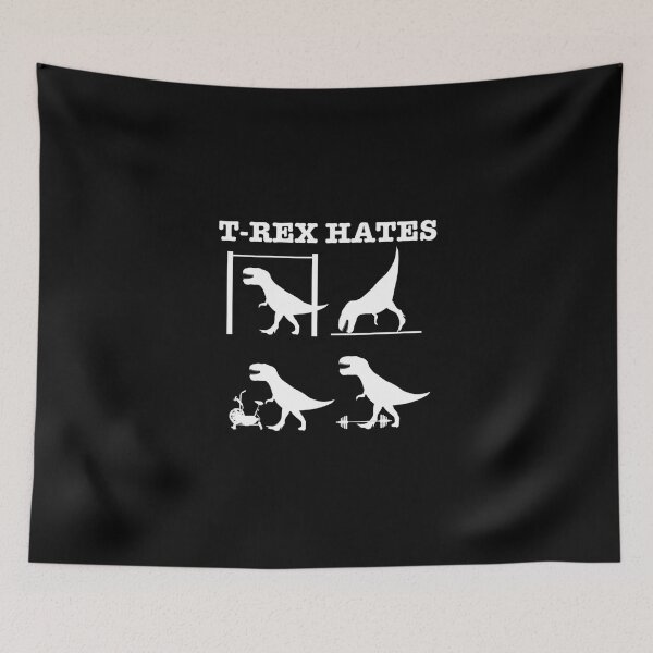Item preview, T-Rex Hates Essential T-Shirt designed and sold by gloria1os.