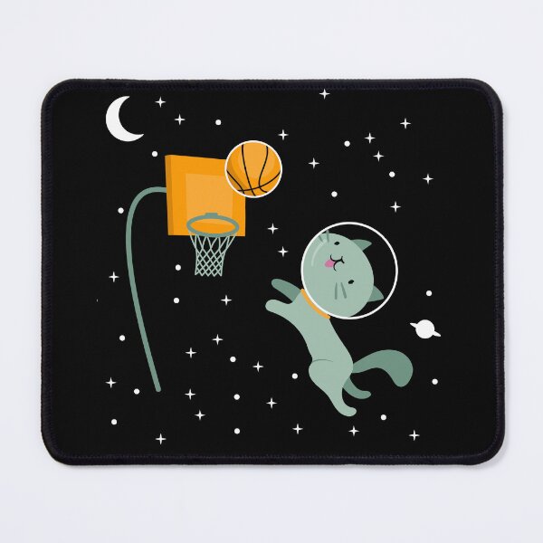 Item preview, Cat Astronaut Playing Basketball In Space designed and sold by Happy Puppy Print On Demand.