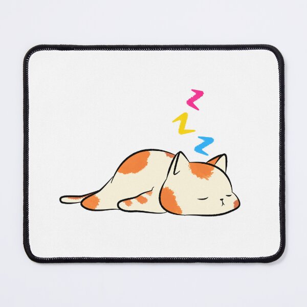 Item preview, Sleeping Cute Pansexual Pride Cat designed and sold by meicha.