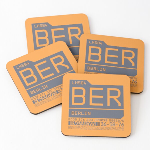 Artikelvorschau, Luggage Tag C - BER Berlin Germany entworfen und verkauft von VoodooCircus.