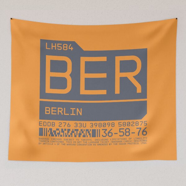 Item preview, Luggage Tag C - BER Berlin Germany designed and sold by VoodooCircus.