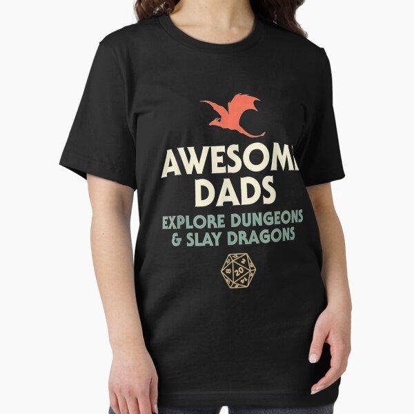 Item preview, Awesome Dads Explore Dungeons and Slay Dragons designed and sold by Louisa Kohler.