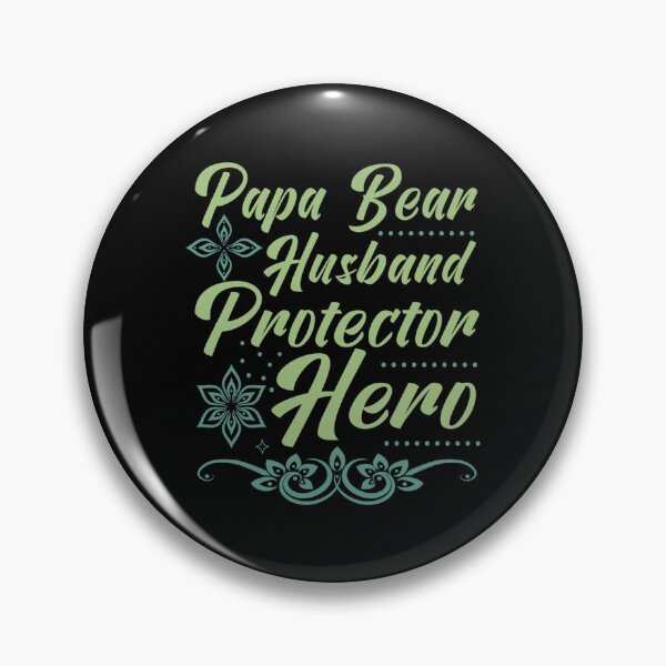 Item preview, Papa Bear Husband Protector Hero, Funny Father's Day Gift, Gift for Dad, Protector - Hero designed and sold by Louisa Kohler.