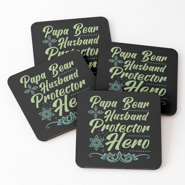 Item preview, Papa Bear Husband Protector Hero, Funny Father's Day Gift, Gift for Dad, Protector - Hero designed and sold by Louisa Kohler.