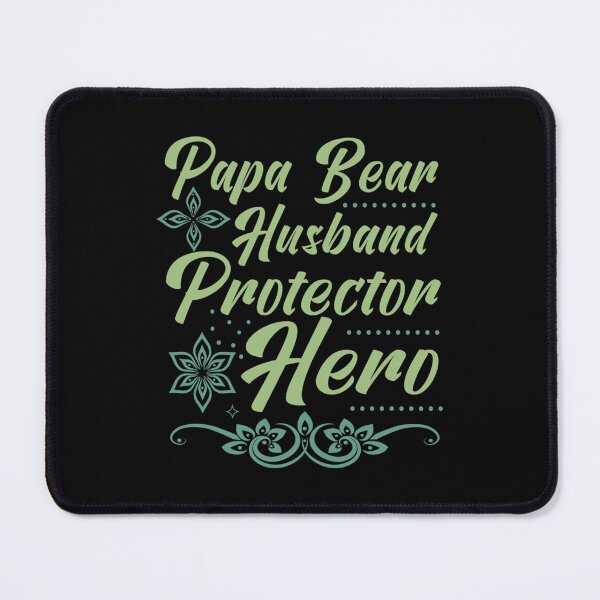 Item preview, Papa Bear Husband Protector Hero, Funny Father's Day Gift, Gift for Dad, Protector - Hero designed and sold by Louisa Kohler.