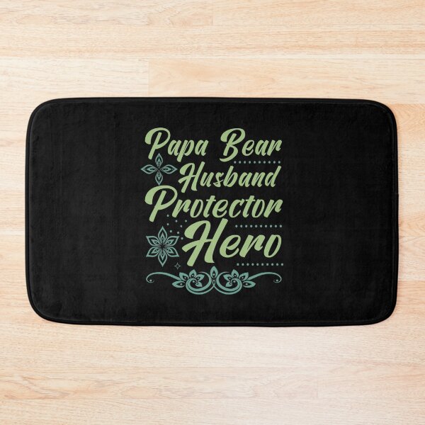 Item preview, Papa Bear Husband Protector Hero, Funny Father's Day Gift, Gift for Dad, Protector - Hero designed and sold by Louisa Kohler.
