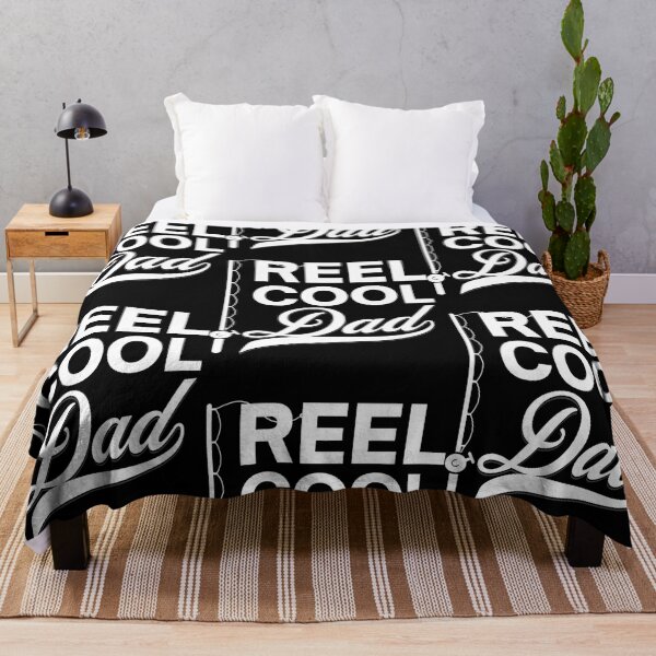 Item preview, Reel Cool Dad funny fishing father's day flag style designed and sold by Louisa Kohler.