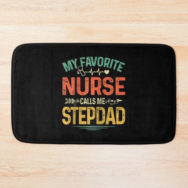 Item preview, Retro My Favorite Nurse Calls Me Stepdad Father's Day designed and sold by Louisa Kohler.