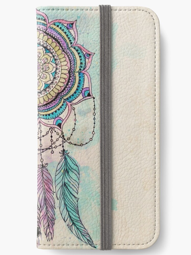 Modern tribal hand paint dreamcatcher mandala design iPhone Wallet for  Sale by InovArtS