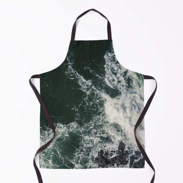 Item preview, /// Boiling Point /// Drone aerial photograph of a green ocean's impact on the rocks designed and sold by Est-Image-Co.